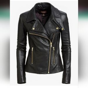 DANIER Black Genuine Leather Jacket